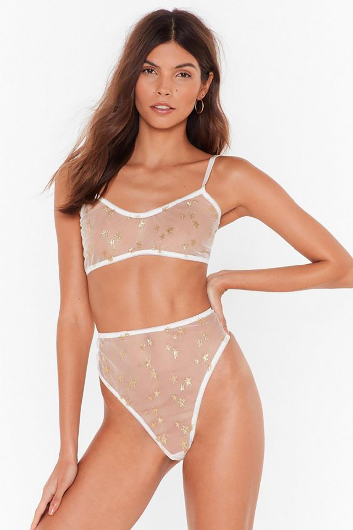 STYLECASTER | Shiny, Sparkly Lingerie Is the Sexiest Way to Ring in the Holidays