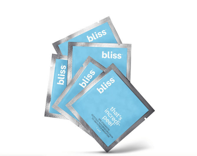 bliss face peel