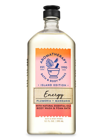 plumeria mandarin body wash