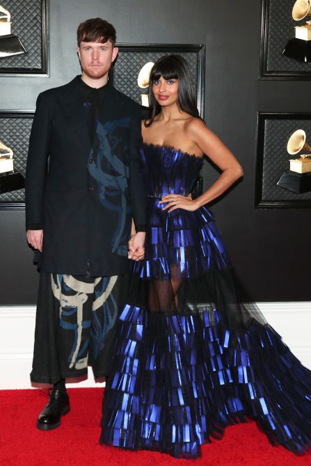 James Blake & Jameela Jamil Grammys 2020