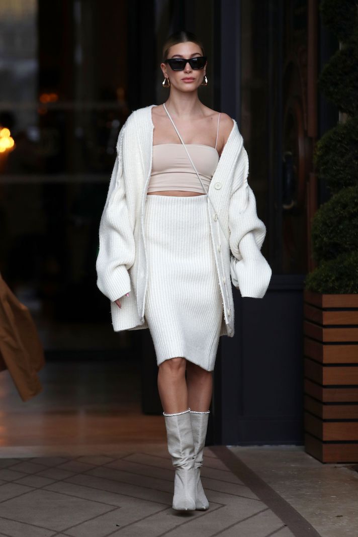Hailey Bieber Paris Fashion Week
