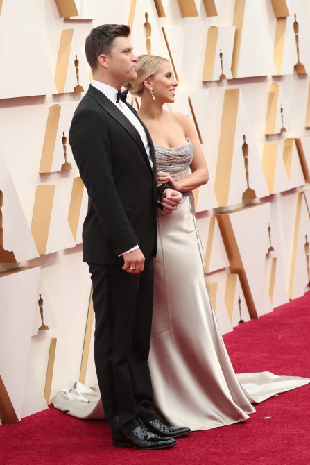 Colin Jost & Scarlett Johansson Oscars 2020