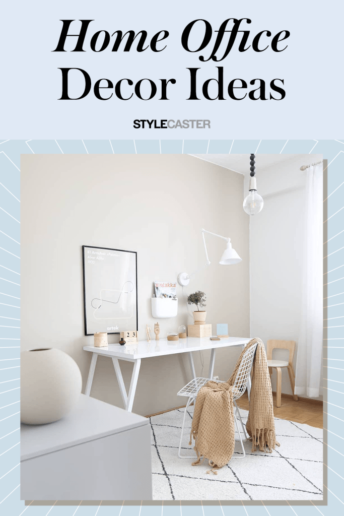 STYLECASTER | home office decor ideas