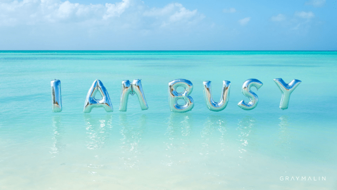 I am busy balloons in ocean