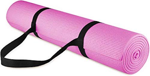 STYLECASTER | Home Gym Equipment | Pink Yoga Mat
