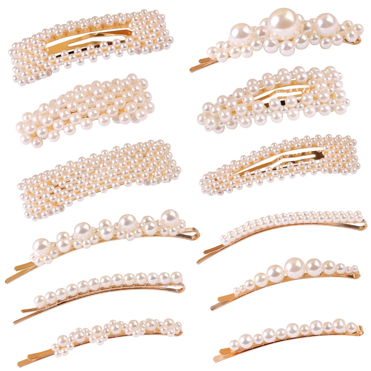 E-accexpert pearl hair clip set amazon
