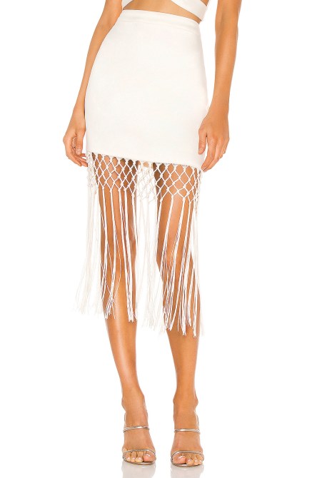 STYLECASTER | Coachella Fashion Trends 2020 | fringe skirt