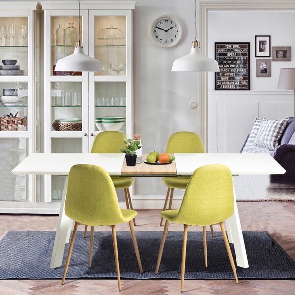 STYLECASTER | Wayfair Indoor Sale 2020 | green kitchen chairs