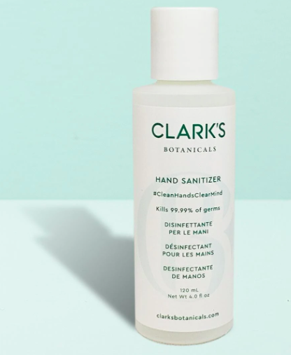 clarks botanicals hand sanitizer