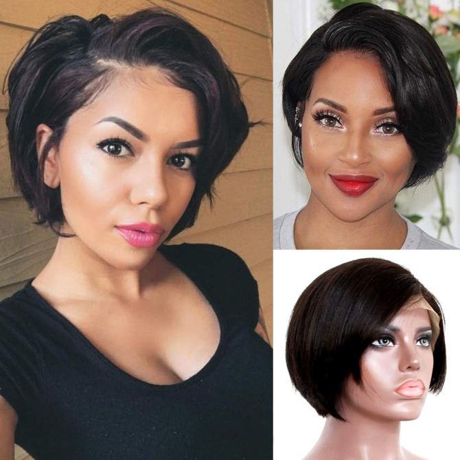 Liwihas 13x4 Lace Pixie Cut Wig