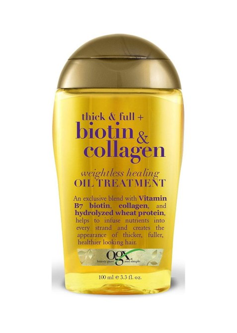 OGX Thick & Full Biotin & Collagen Weightless Healing Oil Treatment