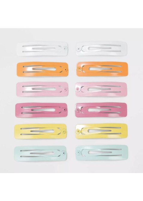 Wild Fable Shinny Metal Snap Rectangle Hair Clips