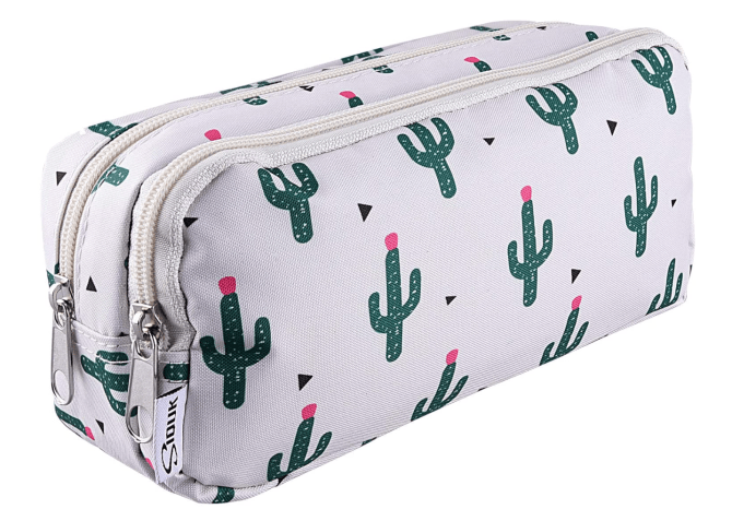 SIQUK Cactus Pencil Case