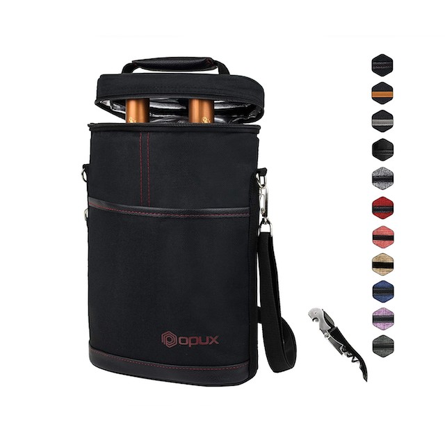 OPUX Insulated 2-Bottle Wine Carrier