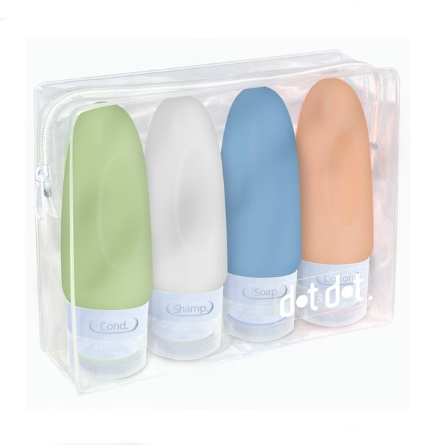 4 Leak Proof Travel Bottles