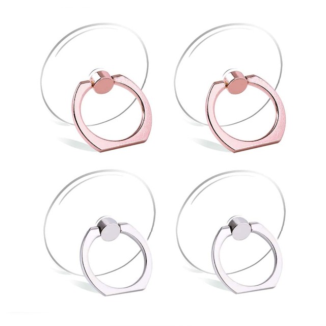 Cell Phone Ring Holder Stand Transparent Finger Grip Loop