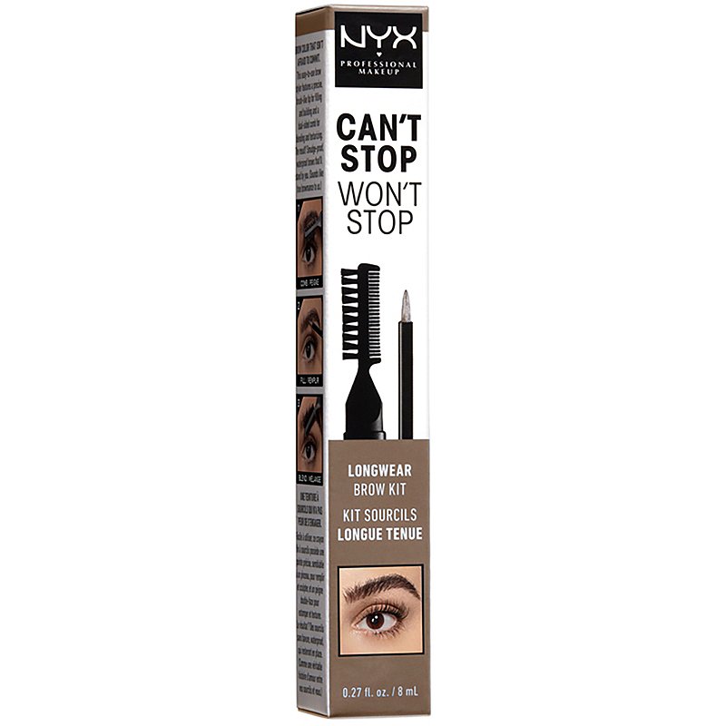 NYX Can't Stop Won't Stop brow challenge