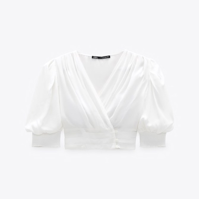 STYLECASTER | shoulder pad trend Zara 2020