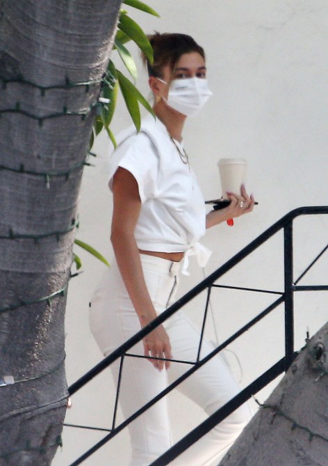 STYLECASTER | Hailey Bieber White After Labor Day