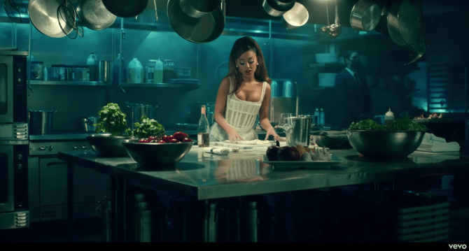 STYLECASTER | ariana grande positions lingerie