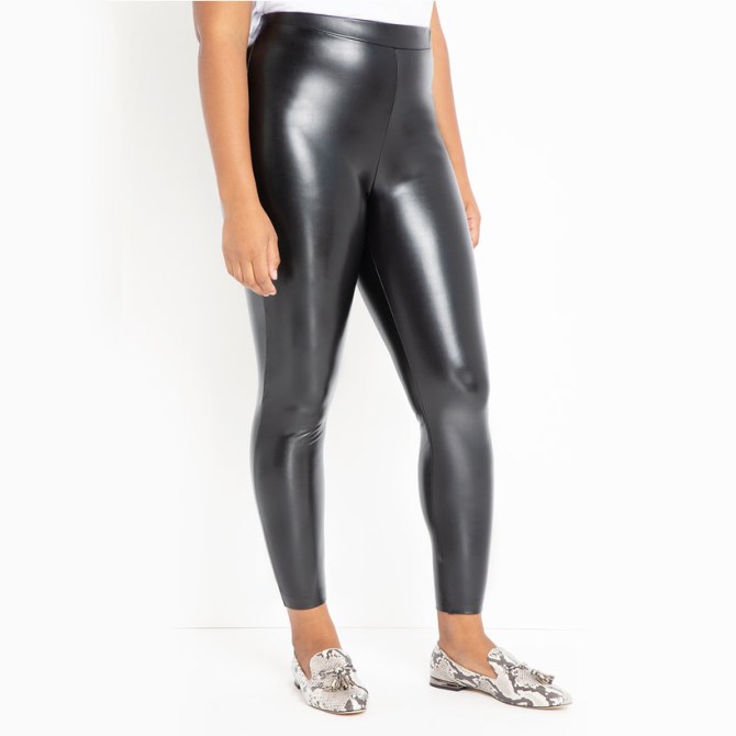 STYLECASTER | best faux leather leggings 