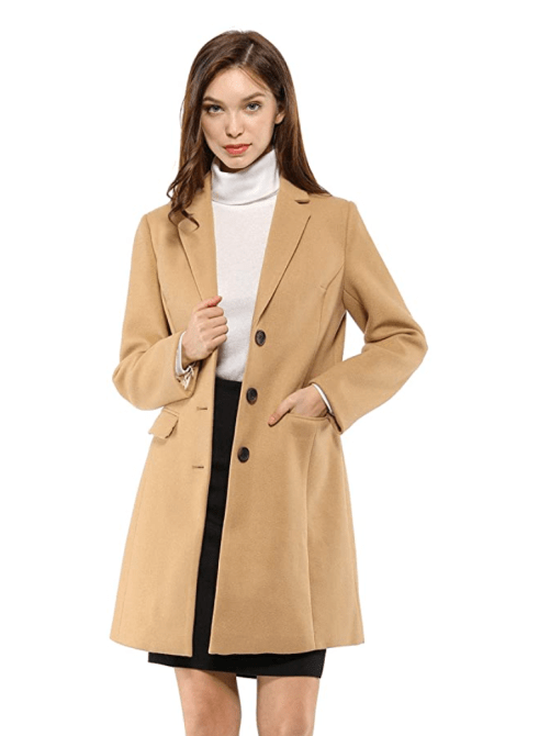 STYLECASTER | Katie Holmes Camel Coat