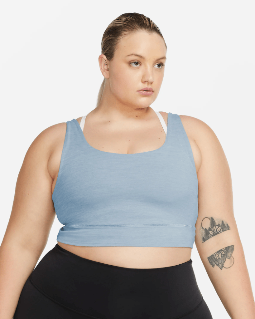 nike yoga luxe crop tank plus size