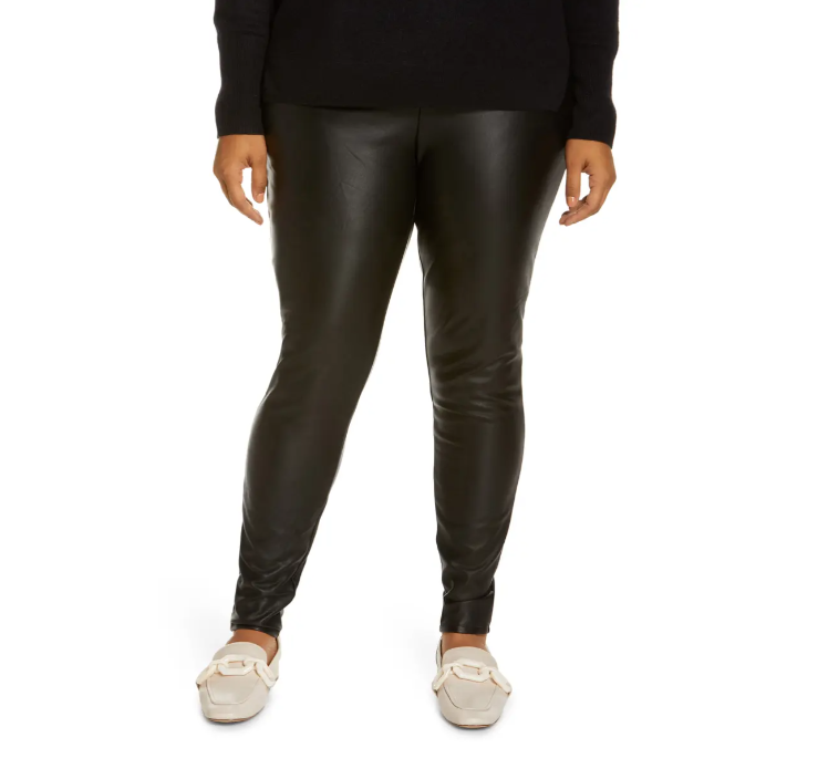 STYLECASTER | Spanx Leather Leggings Sale