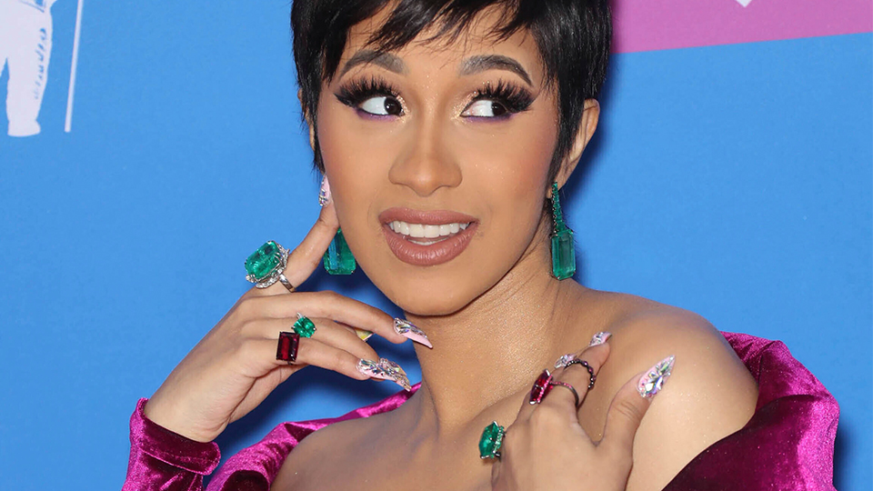 STYLECASTER | Cardi B Denim Bikini