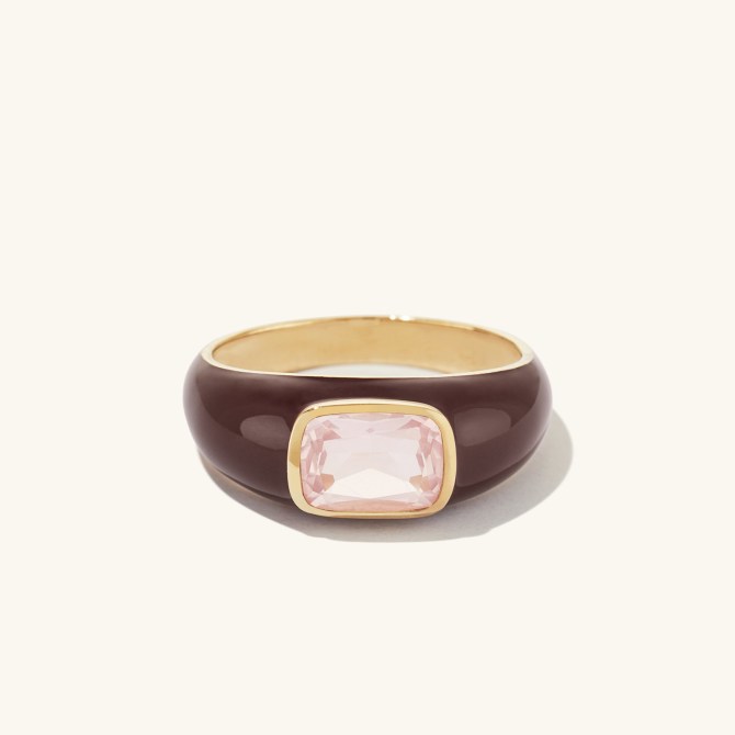 STYLECASTER | Mejuri Enamel Rings