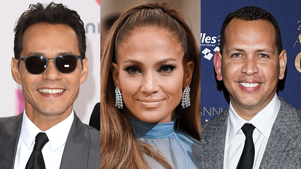 Marc Anthony, Jennifer Lopez, Alex Rodriguez