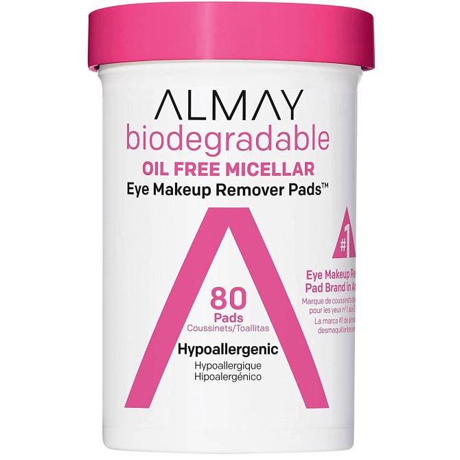 Almay Biodegradable Oil Free Micellar Eye Makeup Remover Pads