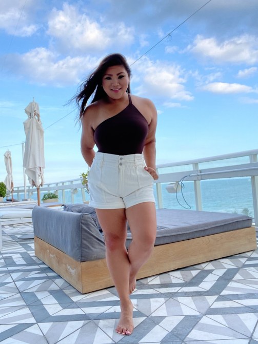 STYLECASTER | Styling Swimsuits As Bodysuits