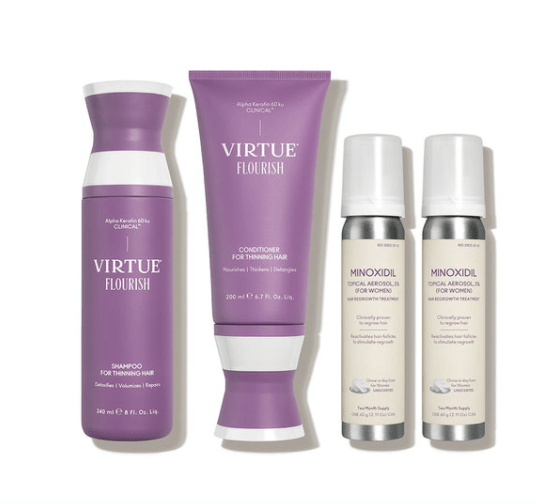 VIRTUE® Flourish Nightly Intensive Hair Growth Treatment Hair Kit