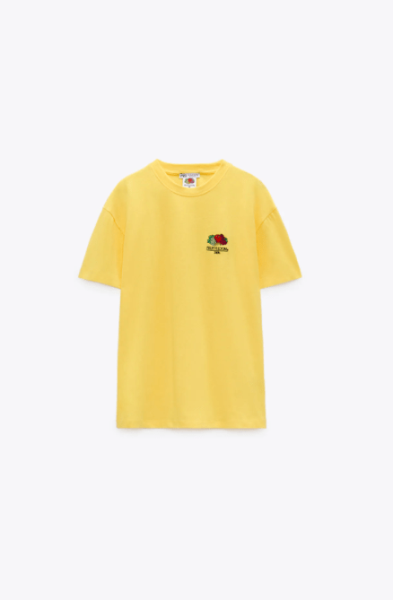 STYLECASTER | Zara Fruit of the Loom Collection
