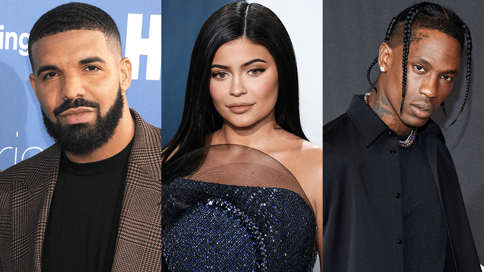 Drake, Kylie Jenner, Travis Scott