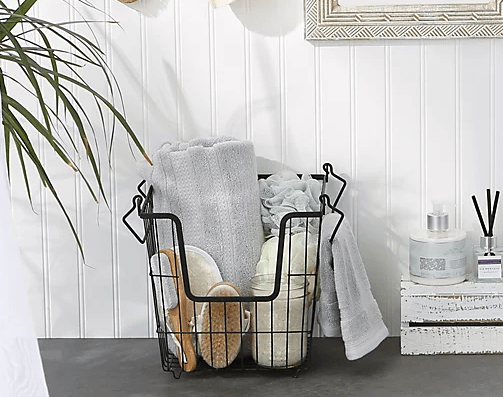 Design Imports Metal Basket Square Large