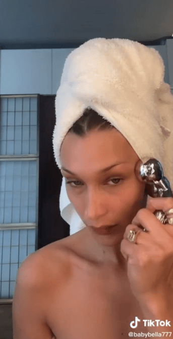 Bella Hadid Disco Ball Face Roller