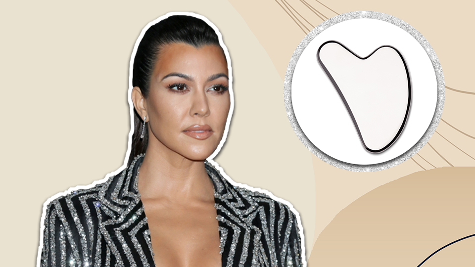Kourtney Kardashian Sacheu Beauty Gua Sha
