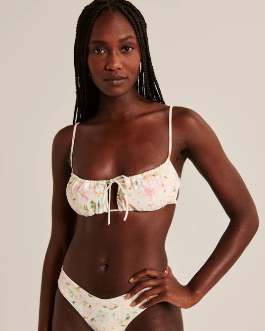 Cinched Bralette Swim Top