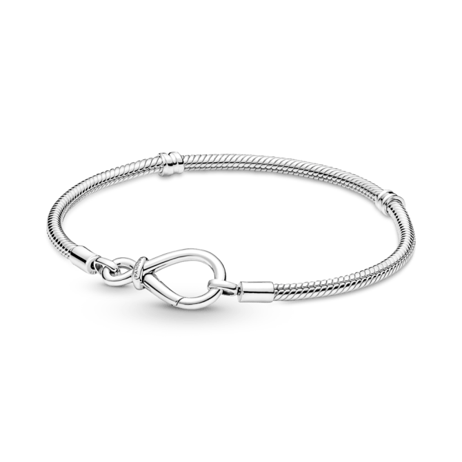 Pandora Moments Infinity Knot Snake Chain Bracelet
