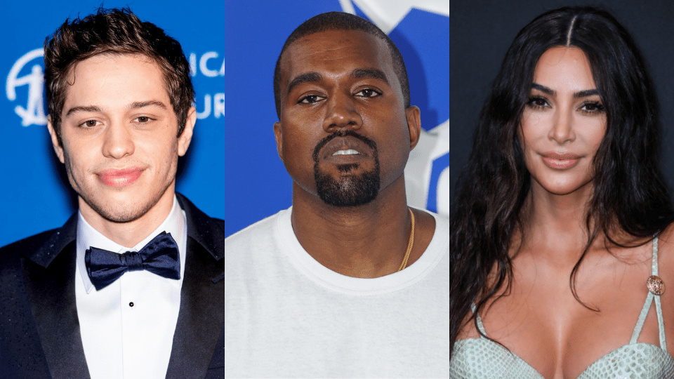 Pete Davidson, Kanye West, Kim Kardashian