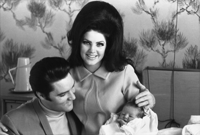 Elvis Presley, Priscilla Presley, Lisa Marie Presley