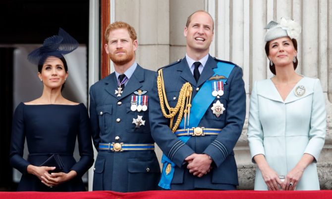 Harry William Meghan Kate