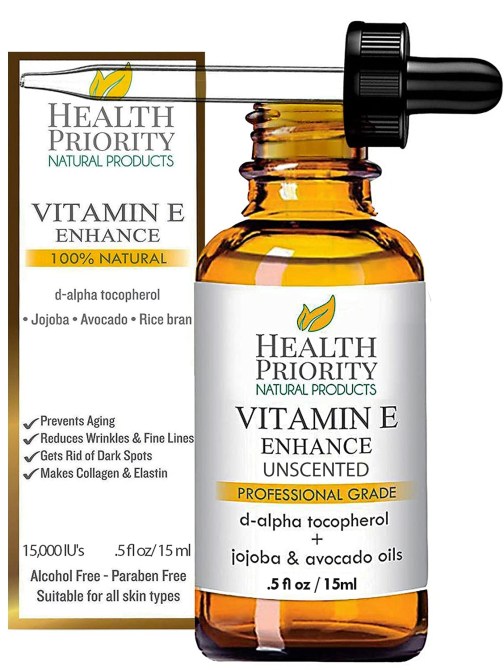 Health Priority Natural Products Organic Vitamin E Oil Amazon