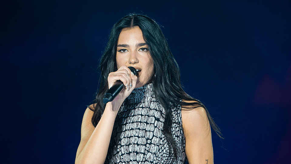 STYLECASTER | Dua Lipa Crystal Bikini