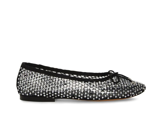 Steve Madden Blossoms Rhinestone Ballet Flats