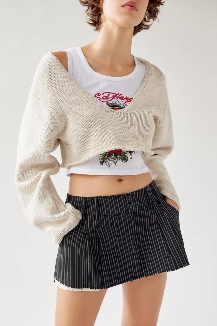 BDG Sydney Printed Low-Rise Skirt Urban Outfitters