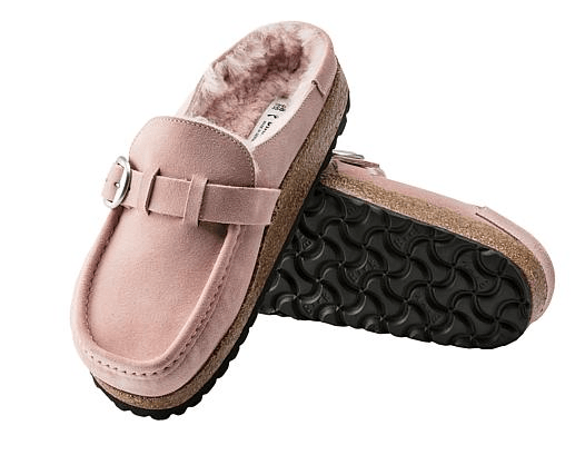 Birkenstock Buckley Leather Shearling Clog
