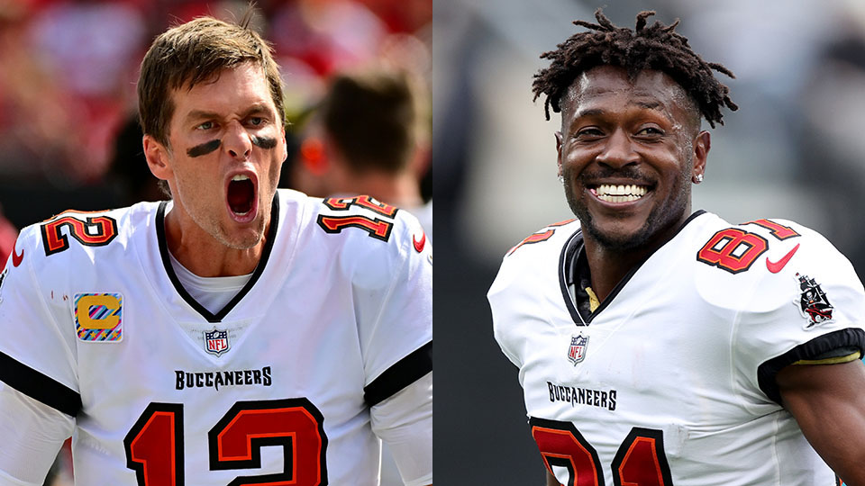Antonio Brown Tom Brady